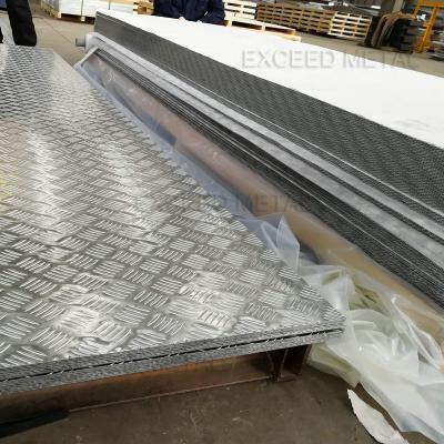 China Decoration 5000 Series Checker Aluminum Plate Coil For Truck Tanker Trailers for sale