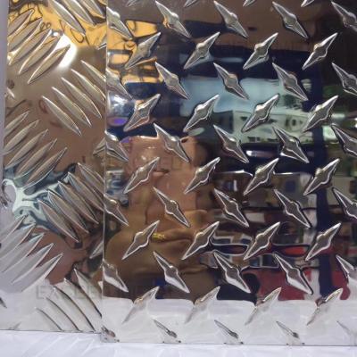 China Decoration Diamond Anti-Slip Plate Aluminum Sheets 1220*2440mm for sale