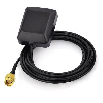 China ABS ISO CE ROHS factory price glonass GPS antenna gnss gps magnetic adhesive mount dual band antenna for sale