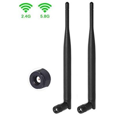 China ABS 9DBI Long Range Wifi Omni Antenna 2.4G 5.8G Directional Dual Band Antenna for sale