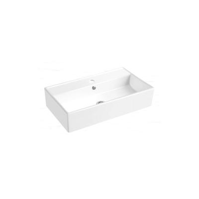 China Modern Artificial Stone Solid Surface Wash Basin Porcelain Wash Hand Sink For Bathroom for sale