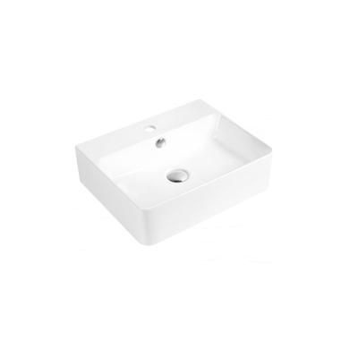 China Modern Smooth Bathroom Sinks Hand Wash Countertop Sink CE Ceramic Washroom Toilet Basin for sale