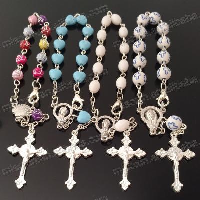 China Beautiful Fashion Jewelry Bracelets Religious Handmade Catholic Bead Bracelet China Manufacturer Religious Rosary for sale