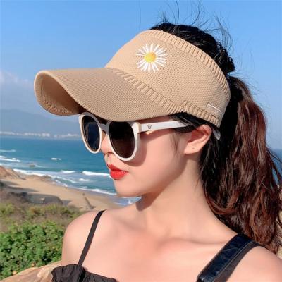 China Sun Protect UPRISE BOOOGE Fashion Outdoor Knitted Baseball Caps Embroidered Logo Sun Visor Hats for sale