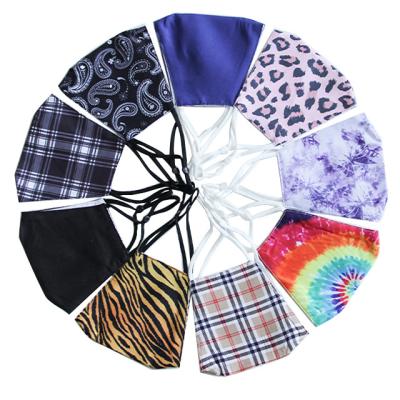 China Ear-loop Wholesale BOOOGE Washable Reusable Custom Cotton Cloth Facemasks for sale