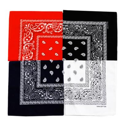 China Hip Hop Square Headwear Reuasble Microfiber Digital Printed Bandana Head Scarf Square Bandana for sale