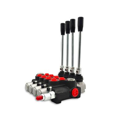 China Iron Lixin 4P40Hydraulic Monoblock Directional Control Valves OEM&ODM Flow Rate 40L/min for sale