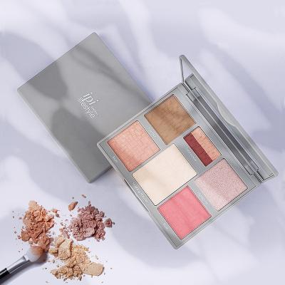 China Multifunctional Waterproof Eyeshadow Blush Custom Makeup Palette Private Label Cheek Kits Easy To Wear for sale