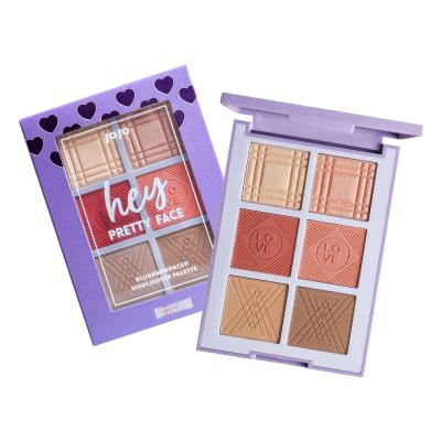 China New Waterproof Trending Cosmetics Face Bronzer Palette Makeup Vegan Private Label Repair Kit for sale