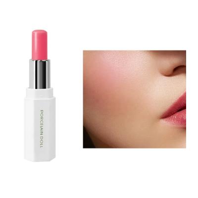 China Waterproof custom color female oil free custom highpigment blush cream stick face blush coral cheek on sale for sale