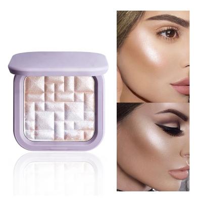 China Brighten Vegan Pearl Face Shimmer Pressed Highlighter Low MOQ Makeup Highlighter Powder for sale