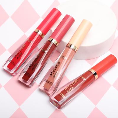 China OEM High Waterproof Pigment Liquid Lipstick Unique Waterproof Velvet Matte Mousse Lipgloss Lip Cream for sale