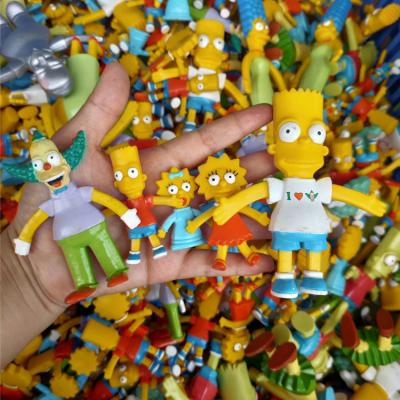 China The Cartoon Toy Anime Family Figure Toy For The Simpsons Family Action Number Toys Harden Toppers Playset Collection for sale