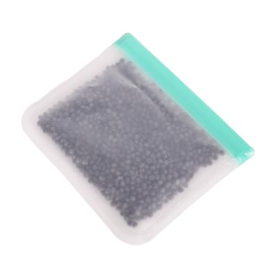 China Recyclable Custom Small EVA Transparent Rectangle Slider Storage Zip Lock Plastic Bag Zipper Bag Slider Bag for sale