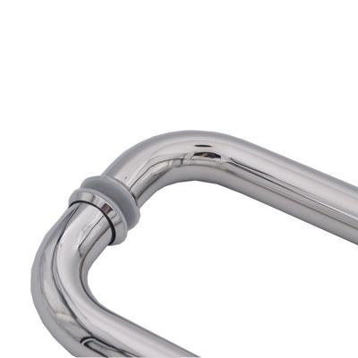 China Modern 304 Stainless Steel Luxury Shower Pull Glass Door Handle for sale