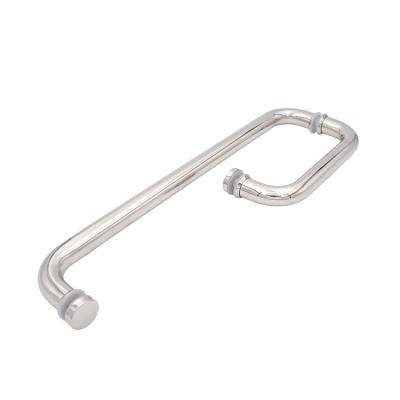 China High Quality Modern Bathroom Sliding Glass Door Pull Handle Stainless Steel Door Handle For Glass Door for sale