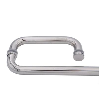 China Modern High Quality Best Price Durable Stainless Steel Bathroom Glass Room Door Pull Handle for sale