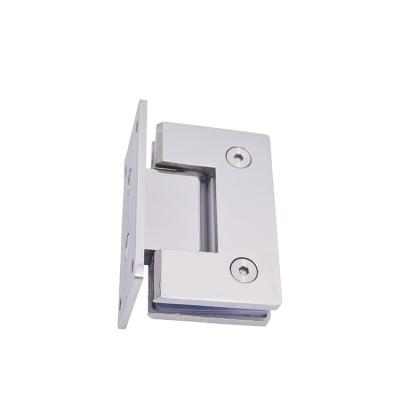 China Easy Installation High Quality Best Price Wall To H Flange Glass Plate Hinge Bathroom Glass Hinge for sale