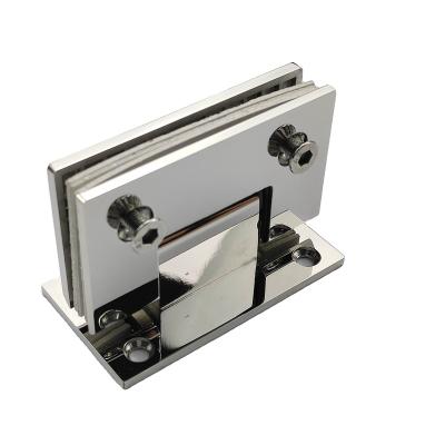 China Easy Installation Quality Guaranteed Glass To Glass Bathroom Hinge 90 Degree Hinge Stainless Steel Bathroom Hinge for sale