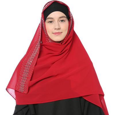 China Protect Prayer Women Islamic Jilbab Overhead Dress Long Muslim Hijab Scarf Big Than Full Cover Clothes Ramadan Khimar Arab Worship Service for sale