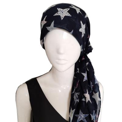 China Light and comfortable fashionable balinese head scarf for women long voile tichel scarf light weight for sale