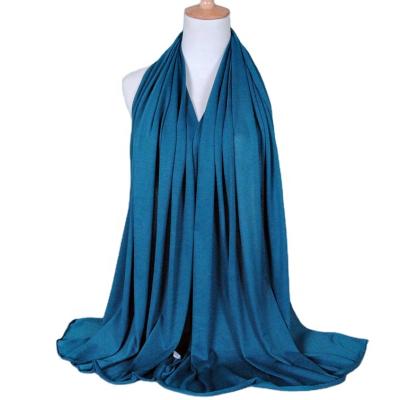 China Women Solid Color Fiber Beach Modal Scarf Lightweight And Comfortable Tank Top Head Hijab for sale