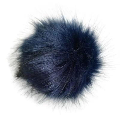 China For High Quality Large Size Home Decoration Fashion Faux Fox Fur Artificial Raccoon Fur Pom Pom High Quality for sale