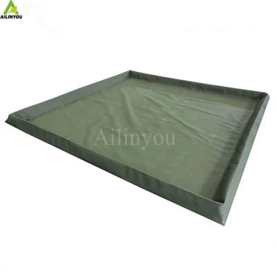 China Ailinyou Hot Sale Customized PVC or TPU Spill Containment  Flexible  Containment Berm Foam Wall for sale