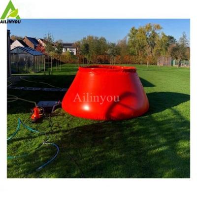 China Customized Automatic Supporting PVC  Onion tank  Collapsible UV Resistance Rain Water Storage Bladder Tanks With High Qu for sale