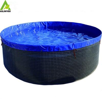 China Flexible pvc coated fabric catfish farming fish farming equipment for sale for sale