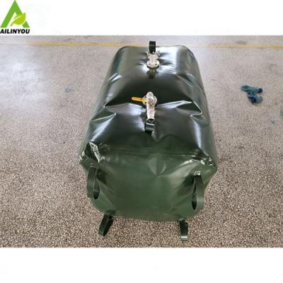 China Ailinyou Manufacturer Flexible Diesel Container Portable 100 Gallons Fuel Storage Bladder for sale