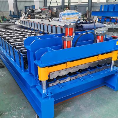 China High quality hotels two-layer tile roofing sheet making machine/corrugated iron sheet making machines/maquina de calaminas for sale