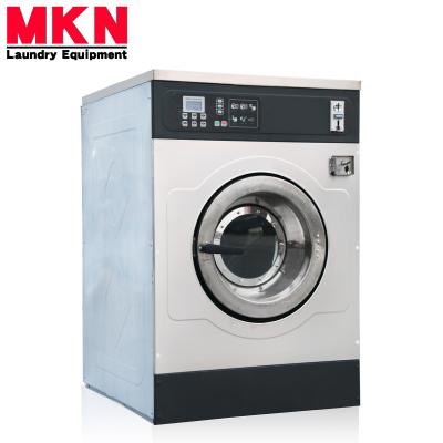 China Coin Operated Stainless Steel Commercial Laundry Washing Machine Coin Operated Washing Machine 880*1030*1350mm for sale