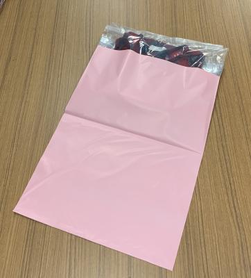 China Waterproof Light Color Mailers Poly Custom Printed Envelope Pink Express Mailing Mailing Bags for sale