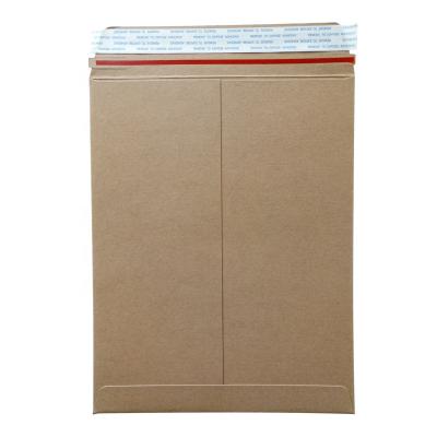 China Durable And Rigid Factory Direct To Make Unbent Rigid Mailer Envelope For Flat Packing for sale