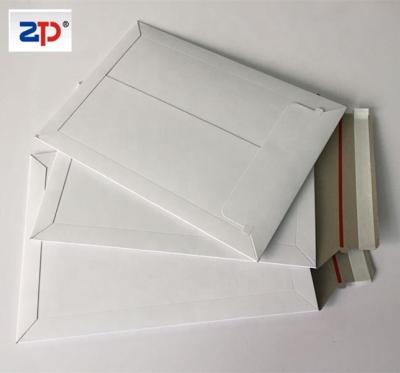 China Recyclable Rigid Cardboard Envelope Documents Bag Cardboard Shipping Envelopes for sale