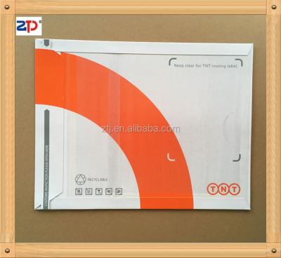 China Recyclable Printing Cardboard Shipping Express Paper Envelope With Nylon Mailers for sale