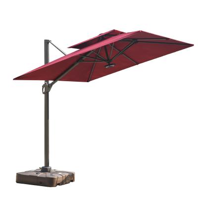 China Coastal Outdoor Furniture Table Beach Patio Umbrella for sale