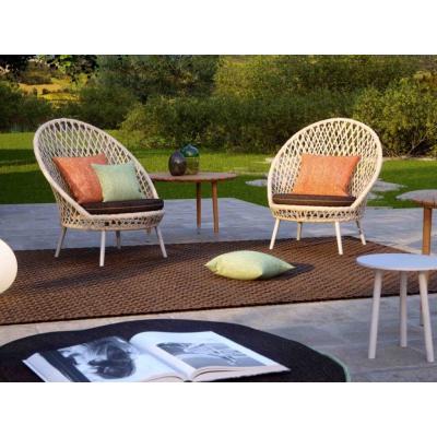 China New Design Leisure Contemporary Sofa Furniture Garden Set Rope Chair For Outdoor for sale