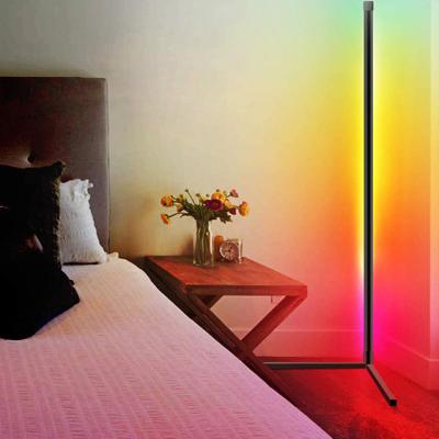 China Now wind WiFi version and Nordic color remote control floor lamp RGB function decorative bedroom for sale