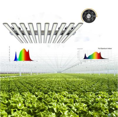 China Seed Starting Plant Professional Made Hydroponic Lamp Full Spectrum Grow Light Controller Folding Plant Lamp for sale