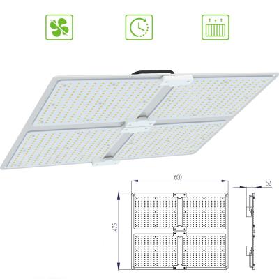 China Seed starting plant light pg4 Quantum plate plant fill light 400w for sale