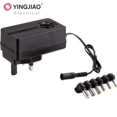 China OEM YSV2000B Adjustable Power 3V 4.5V 6V 7.5V 9V 12V AC Adapter 24W 12V 2A Multi Output Power Supply Wall Mounted for sale