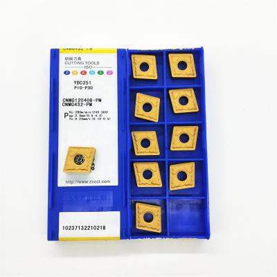 China Long Life ZCCCT CNMG120408 YBC251 CNC Turning Parts Inserts For Lathe Turning Tools for sale