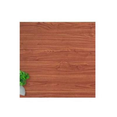 China High Quality Luxury Decorative Adhesive Waterproof 3d Wall Foam Waterproof+ECO-Friendly Spa PVC Wooden Wall Stickers for sale