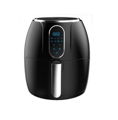 China Popular High Quality Home Easy Operation Digital Touch Screen Digital Touch Screen High Quality Sliver Black Electric Air Fryer No Oil For Kitchen Cooking for sale