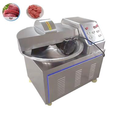 China Easy Operation Machine Cutting and Commercial Bowl Cutter Small Meat Chop Meat Machine Bowl Mixer Cleaver Sales for sale