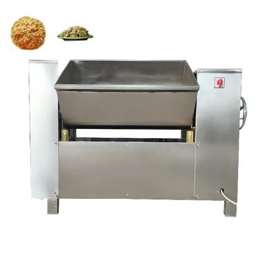 China High Enficiency Industrial Sausage Dumpling And Meat Stuffing Mixer Vacuum Electric Minced Meat Mixer for sale