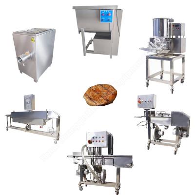 China Hotels Meat Loaf Production Line Ancient Chicken Meat Pie Nuggest Production Line for sale