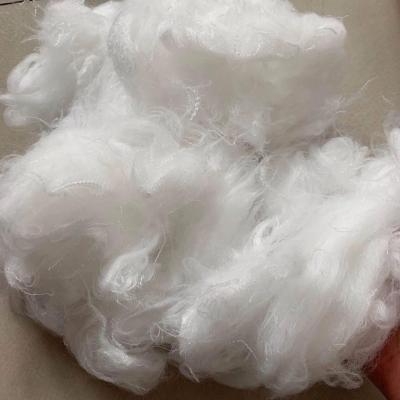 China AA Grade Polyester Staple Fiber Crimp High / Medium / Low For Textile Industry for sale